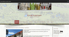 Desktop Screenshot of krone-kuppingen.de