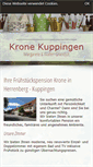 Mobile Screenshot of krone-kuppingen.de
